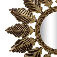 Sunflo miroir soleil en MDF doré