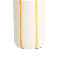 Suria lampadaire en céramique blanc et orange H123cm