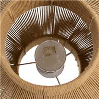 Razzo lampe de table en corde de papier naturel style lampion H28,5cm