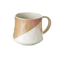 Cora tasse en céramique triangle nude marron 370ml
