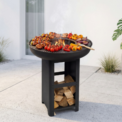 Walker braséro barbecue grill rond noir Ø58