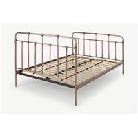 Starke lit avec sommier  lattes cuivre 140x200