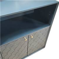 Luxore buffet bar compact bleu de prusse