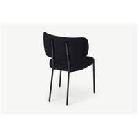 Asare chaise bouclé noir