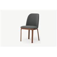 Nuno chaise en noyer grise