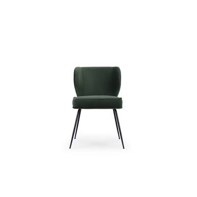Valo chaise velours vert végétal et noir