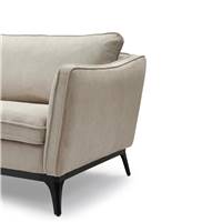 Cléo canapé 3 places velours côtelé beige