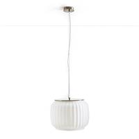 Papeete suspension en opaline blanche