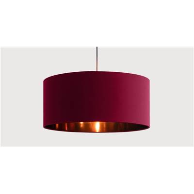 Oro abat-jour simple 45cm marsala et cuivre