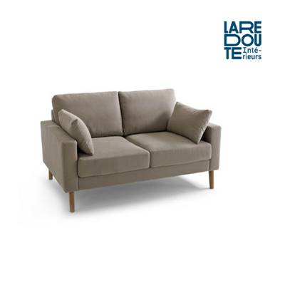 Holmstock canapé 3 places en coton taupe