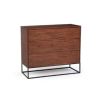 Kunpak commode 3 tiroirs frne massif