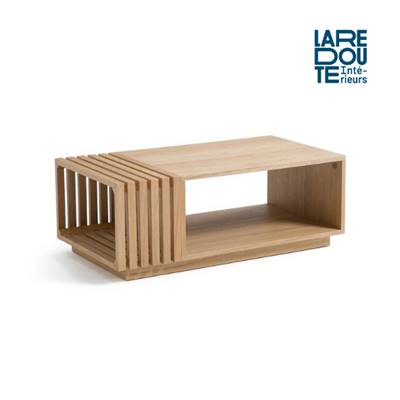 Lyssandre table basse plaqué frêne