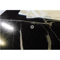 Hautma table basse marbre noir
