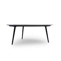 Kraft table basse effet marbre blanc et noir