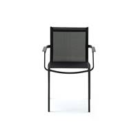 Byro fauteuil de jardin aluminium anthracite