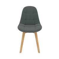 Wol chaise scandinave gris foncé et pieds bois d'hêtre