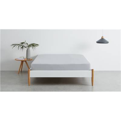 Brisa drap housse gris argenté 140x200