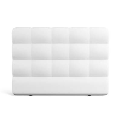 Nastave tête de lit 140cm en PU blanc
