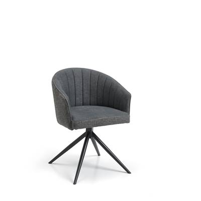 Ose fauteuil de table pivotant en tissu gris