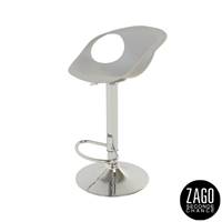 Rio chaise de bar réglable en PP gris