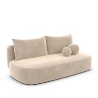 Aldo canap-lit 2 places en velours crme