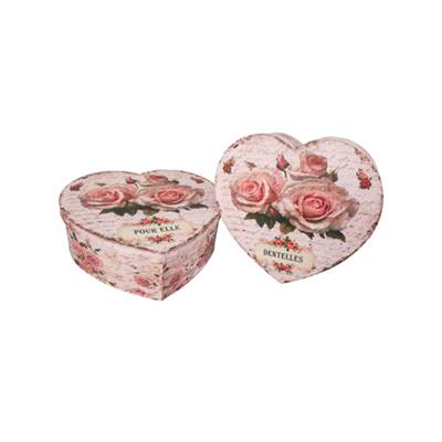 Set 2 boîtes coeurs "Petits Secrets"