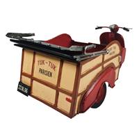 Scooter taxi rouge