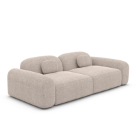 Buccana canapé 3 places en tissu texturé beige