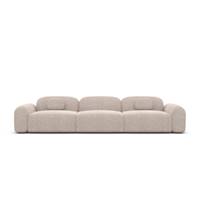 Buccana canapé 4 places en tissu texturé beige