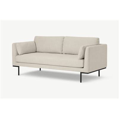 Harlow canapé 2 places tissu beige avoine