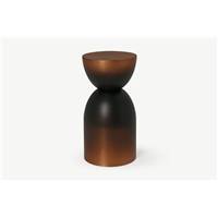 Sulta table d'appoint cuivre et noir