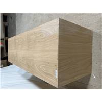 Kilby table basse bois de manguier teinté noir et verre fumé