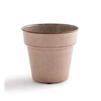 Anais cache pot metal ton de marron