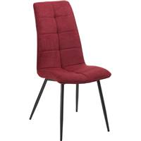 Aglo chaise en tissu rouge