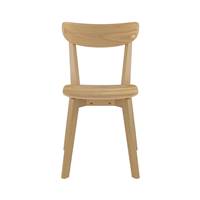 Erra chaise en bois clair plaqué bois de frêne