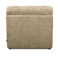 Martina module fauteuil pour canapé en tissu tweed taupe