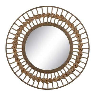 Camille miroir en bambou naturel