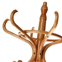 Gaiz porte-manteau en bois clair 6 crochets H184cm