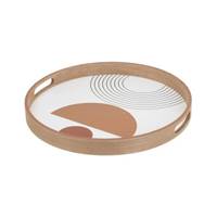 Arches plateau rond fond blanc