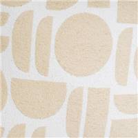Jack coussin en polycoton beige petites formes 45x45