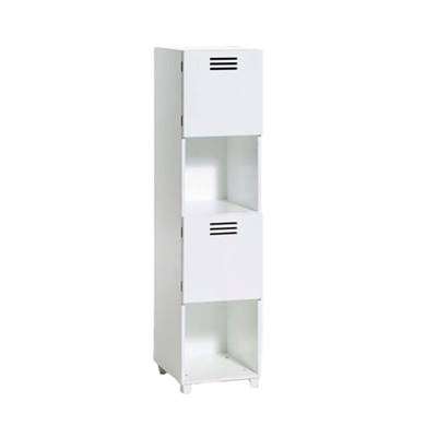 Bahi colonne de rangement bois blanc