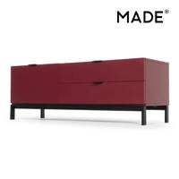 Marcell meuble TV rouge marsala