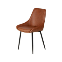 Bari chaise en PU marron