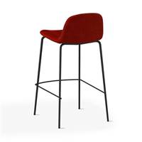 Ice tabouret de bar H75 rouge cinabre