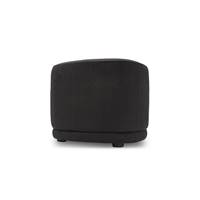 Arthur petit pouf velours noir