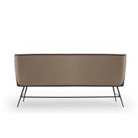 Valo banc bois d'eucalyptus taupe