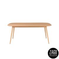 Calypso table à manger plaqué chêne clair 6 personnes