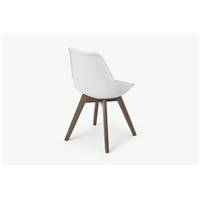 Deon chaise blanche et bois