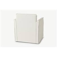 Kasiani chaise avec accoudoirs blanc
