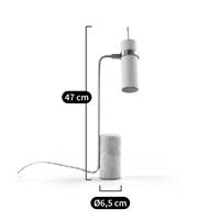 Philo lampe à poser noir et laiton